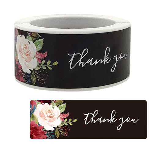 Selbstklebende Dankesaufkleber für Geschenkverpackungen und kleine Unternehmen, selbstklebend, 120 Stück Selbstklebende Dankesaufkleber für Geschenkverpackungen und kleine Unternehmen, selbstklebend, 120 Stück von MURYE