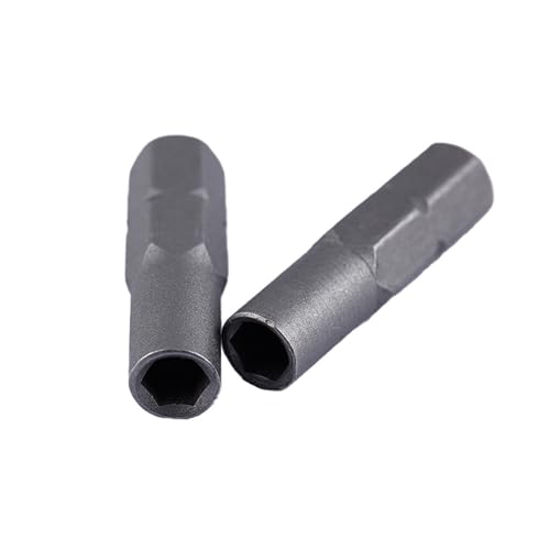 Set mit 2 Sechskantschaft-Konvertern für 6,35 mm 1/4-Zoll-Schraubendrehereinsatz-Bit-Adapter auf 4-mm-Bits, Form-Steckschlüsselhalter, Werkzeugzubehör Set mit 2 Sechskantschaft-Konvertern für 6,35 mm 1/4-Zoll-Schraubendrehereinsatz-Bit-Adapter auf 4-mm-Bits, Form-Steckschlüsselhalter, Werkzeugzubehör von MURYE