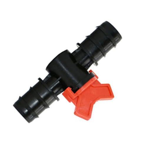 Set mit 2 praktischen stabilen Materialien, Absperrventile, Wasserdurchfluss gesteuert für Schläuche mit 8 mm und 10 mm Durchmesser, Gartenbewässerungsventile von MURYE