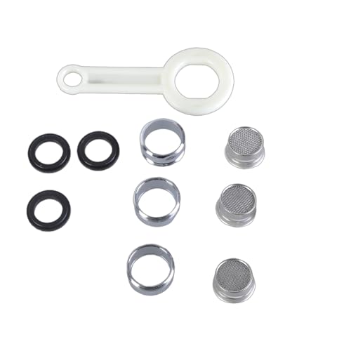 Wassersparender Wasserhahn-Belüfter, 24 mm, Wasserhahn-Diffusor, Zubehör für Küchenspüle und Badezimmer, täglicher Gebrauch, Küchenarmatur-Sieb, 3 Stück Wassersparender Wasserhahn-Belüfter, 24 mm, Wasserhahn-Diffusor, Zubehör für Küchenspüle und Badezimmer, täglicher Gebrauch, Küchenarmatur-Sieb, 3 Stück von MURYE