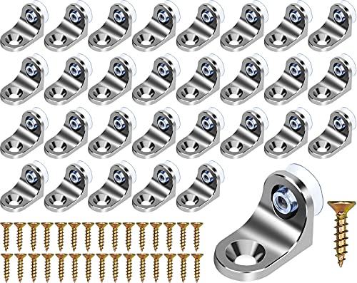 30 Stück Regalträger Bodenträger 5 mm Glas-Bodenträger Kunststoff mit Stahlstift L-Förmige Clips Edelstahl Durable Regalbodenträger Regale Bodenträger zum Schrauben von MUSEDAY