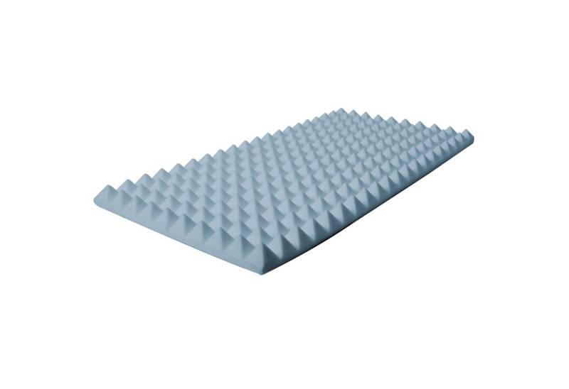 MUSIC STORE Akustikplatte, (Pyramis Absorber 50x100x10 cm Basotect Grau Selbstklebend Hochwertiger Akustikschaum Reduzierung Mittlerer und Hoher Frequenzen, Studio Akustikelemente, Absorber), Akustikschaum, Pyramis Absorber, Basotect von MUSIC STORE