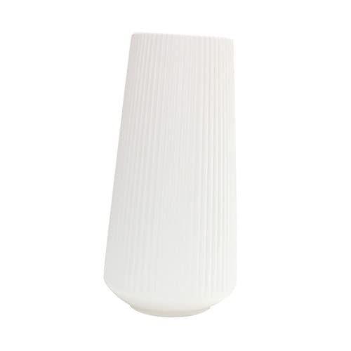 MUSISALY Dekorative Blumenvase Aus Kunststoff Trockenblumentopf Für Wohndeko Kreativer Pflanzenbehälter von MUSISALY