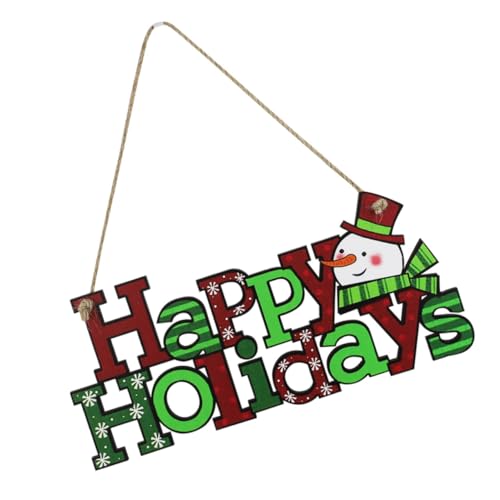 MUSISALY 1stück Türschild Weihnachtsdekoration Willkommensschild Für Tür Rustikaler Türhänger Für Weihnachtszeit Feste Und Feiern Langlebig Und Pflegeleicht MUSISALY 1stück Türschild Weihnachtsdekoration Willkommensschild Für Tür Rustikaler Türhänger Für Weihnachtszeit Feste Und Feiern Langlebig Und Pflegeleicht von MUSISALY