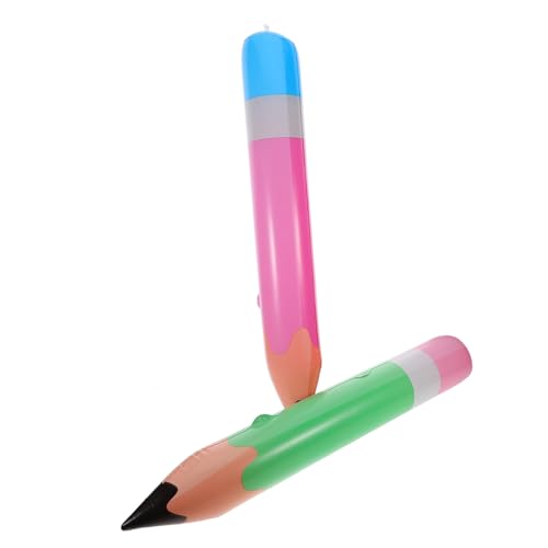 MUSISALY 2 Stück Aufblasbare Riesen-Bleistift-deko Farbig Leicht Tragbar Vielseitig für Schulparty Geburtstag Klassenzimmer Dekoration Spielplatz Indoor Outdoor MUSISALY 2 Stück Aufblasbare Riesen-Bleistift-deko Farbig Leicht Tragbar Vielseitig für Schulparty Geburtstag Klassenzimmer Dekoration Spielplatz Indoor Outdoor von MUSISALY