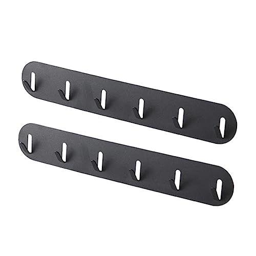 MUSISALY 2 Stück Wandmontierte Hakenleiste mit Haken Selbstklebende Kleiderhaken für Garderobe zum Organisieren von Kleidung Schals Gürteln und Handtüchern MUSISALY 2 Stück Wandmontierte Hakenleiste mit Haken Selbstklebende Kleiderhaken für Garderobe zum Organisieren von Kleidung Schals Gürteln und Handtüchern von MUSISALY