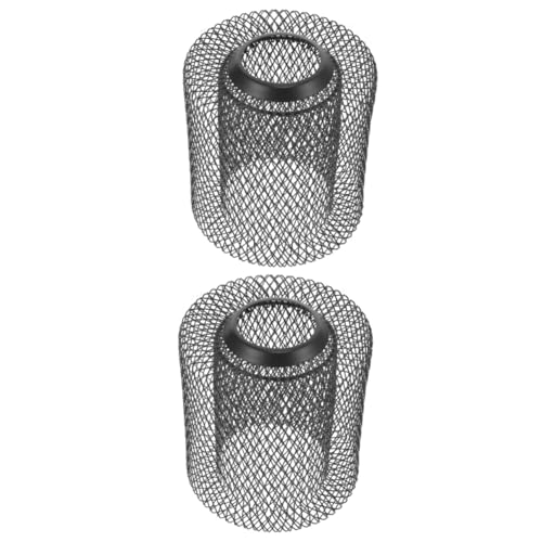 MUSISALY 2stücke Iron Mesh Lampenschirm Geometrischer Doppelter Hängender Deckenlampen-schirm Für Wohnzimmer Schlafzimmer Und Bar Stilvoller Dekorativer Lampenschirm von MUSISALY