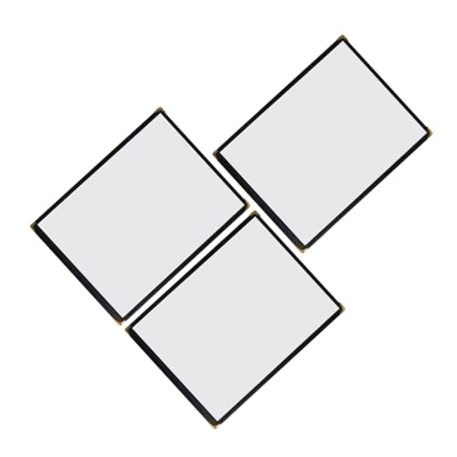 MUSISALY 3 Stück Transparente Menüschutzhüllen aus PVC Klarer Speisekartenhalter Doppelseitige Menüabdeckung Leicht zu Reinigen für Restaurants Cafés Veranstaltungen MUSISALY 3 Stück Transparente Menüschutzhüllen aus PVC Klarer Speisekartenhalter Doppelseitige Menüabdeckung Leicht zu Reinigen für Restaurants Cafés Veranstaltungen von MUSISALY