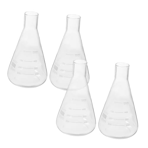 MUSISALY Siedekolben Pcs Glas Erlenmeyerkolben Verdickte Wissenschaft Flasche Für Studenten von MUSISALY