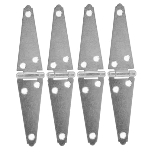 MUSISALY Schuppenscharniere Strapazierfähig 4-teiliges Torscharnier-set 4 Zoll Für Holzzäune Im Freien Stabile Torbeschläge Zinkbeschichtung von MUSISALY