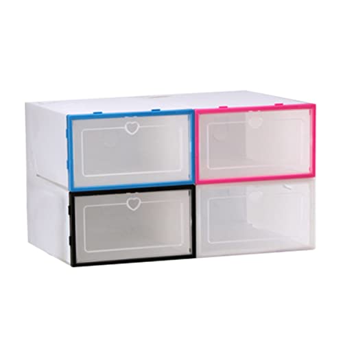MUSISALY Plastikbox Deckel Aufbewahrungsbox Schuhkarton Schublade Schuhkoffer Behälter Haushalt Pp-kunststoff Schuhbox Einfach Home-store von MUSISALY