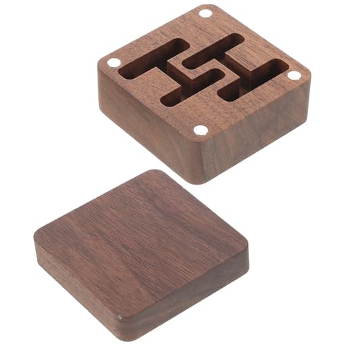 MUSISALY Kasten Manschettenknöpfe in Holzkiste Schachteln Für Manschettenknöpfe Vitrine Für Manschettenknöpfe Krawattennadel Etui Schmuckkästchen Für Krawattenklammern Coffee Magnet von MUSISALY