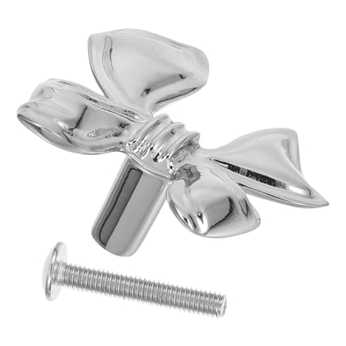 MUSISALY Silberner Vintage Schrankgriff mit Schleifenform Dekorativer Metall knauf für Kommode Schublade Kleiderschrank Eleganter Möbelgriff Einfach zu Montieren Stilvoll für Innenräume MUSISALY Silberner Vintage Schrankgriff mit Schleifenform Dekorativer Metall knauf für Kommode Schublade Kleiderschrank Eleganter Möbelgriff Einfach zu Montieren Stilvoll für Innenräume von MUSISALY