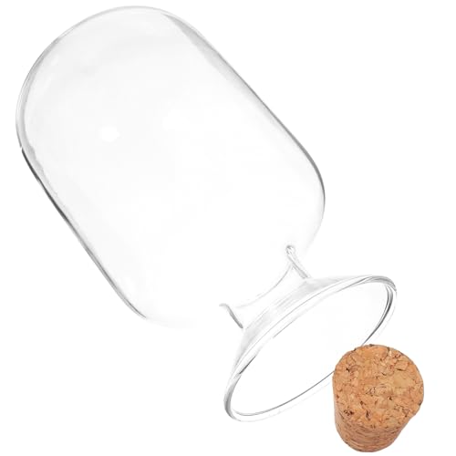 MUSISALY Glas Streichholzhalter Mit Stopfen-design Kleines Streichholzglas Aus Hochwertigem Glas Und Holz Langlebiger Aufbewahrungskarton Für Streichhölzer Und Kleine Gegenstände von MUSISALY