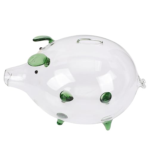 MUSISALY Transparent Piggy Bank Aus Glas Lustige Spardose Im Schweinchen-Design Für Kinderzimmer Wohnraum Dekorative Geldsparbox Für An Freunde Und Familie von MUSISALY