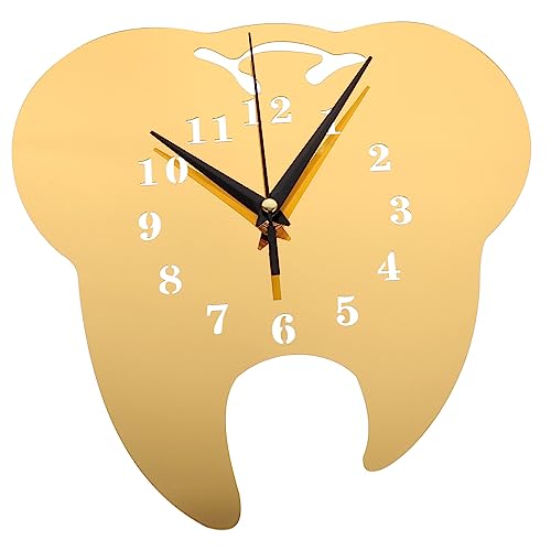 MUSISALY Zahnförmige Wanduhr Mit Acrylglas Geräuschlose Dekorative Schlafzimmeruhr Vintage Stil Für Haushalt Wanddekor Stilvolle Hängeuhr Zum Aufhängen MUSISALY Zahnförmige Wanduhr Mit Acrylglas Geräuschlose Dekorative Schlafzimmeruhr Vintage Stil Für Haushalt Wanddekor Stilvolle Hängeuhr Zum Aufhängen von MUSISALY