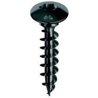 Mustad - Panelvit fc Schraube Hängekopf - Torx - Ø6x20mm - Schwarz verzinkt - Packung mit 200 Stück - PV029A600200KNC von MUSTAD