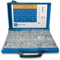Mustad - Sortiment aus Panelvit-Schrauben Senkkopf tx Torx Chromiting - MBPV001501910C8 von MUSTAD