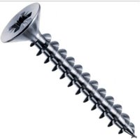 Mustad - Panelvit Zylinderkopfschraube Pozidriv - Teilgewinde - Weiß verzinkt - Ø6x120mm - Packung mit 100 - PVACZP601200B8C von MUSTAD