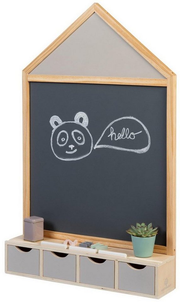 MUSTERKIND® Wandtafel Juncus, natur/warmgrau von MUSTERKIND®