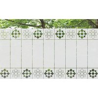 Fensterfolie Art Deco Muster Für Sichtschutz Selbstklebend von MUSTERLADEN