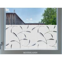 Glasdekorfolie Jugendstil, Fensterfolie Blumen, Mit Motiv Floral, Milchglasfolie Küche von MUSTERLADEN