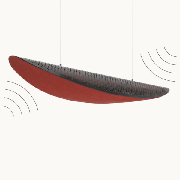 MUTE. Shell akustisches Design Paneel - Wand und Decke von MUTE.