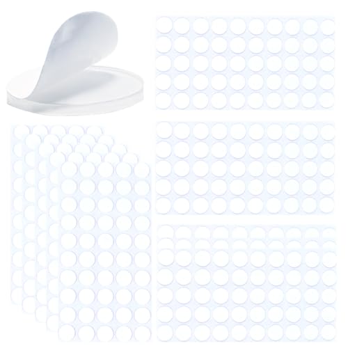MUTTE 10mmx500Stück klebepunkte doppelseitige klebepads transparent fotoecken selbstklebend punkte aufkleber für Urlaub Dekoration Ballon Foto Karte Filz handgemacht von MUTTE