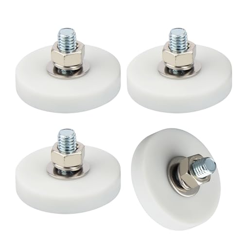 MUTUACTOR 4 sets Neodym Magnete Extra Stark,starker Neodymium-Magnettopf mit gummierter magnete wasserfest, magnetischer Zugkraft von 8 kg von MUTUACTOR