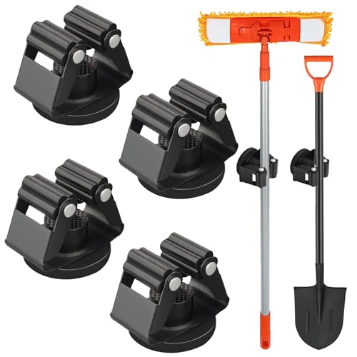 MUTUACTOR Porte - balai à balai magnétique,balai magnétique robuste pour outils de garage,garage cuisine buanderie rangement et organisation porte - balai puissant pour(4pc) … von MUTUACTOR
