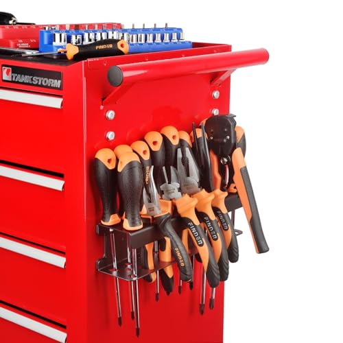 MUTUACTOR Schraubendreher-Organizer-Rack Heavy Duty,Magnetische Halterung Schraubendreherhalter Zangen-Organizer,Magnetische Werkzeughalter Aufbewahrungshalter für verschiedene Schraubendreher Zangen von MUTUACTOR