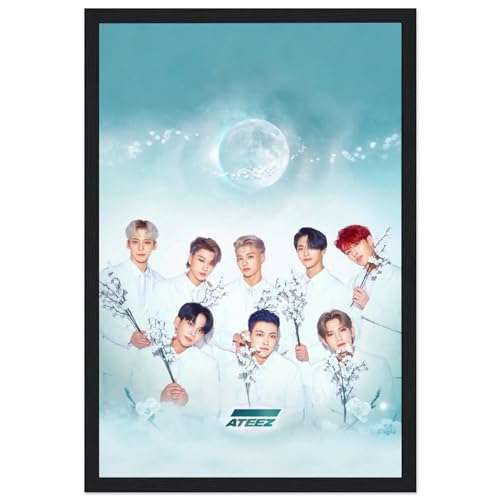 ATEEZ Group Member Poster Dekorative Malerei Leinwand Wandkunst Wohnzimmer Poster Schlafzimmer Malerei 08x12inch(20x30cm) von MUTYNE