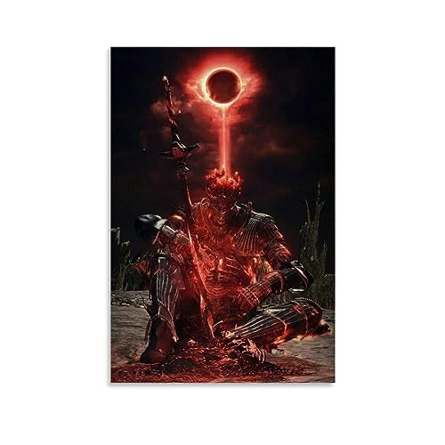 Dark Souls 3 Soul of Cinder-Leinwand-Poster, dekoratives Gemälde, Leinwand-Wandposter und Kunstdruck, modernes Familienschlafzimmer-Dekor-Poster, 20 x 30 cm Dark Souls 3 Soul of Cinder-Leinwand-Poster, dekoratives Gemälde, Leinwand-Wandposter und Kunstdruck, modernes Familienschlafzimmer-Dekor-Poster, 20 x 30 cm von MUTYNE