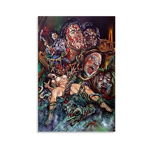 Horrorfilm-Poster Evil DeadCanvas Poster Dekorative Malerei Leinwand Wandposter und Kunstdruck, modernes Familienschlafzimmer-Dekor-Poster 20 x 30 cm von MUTYNE