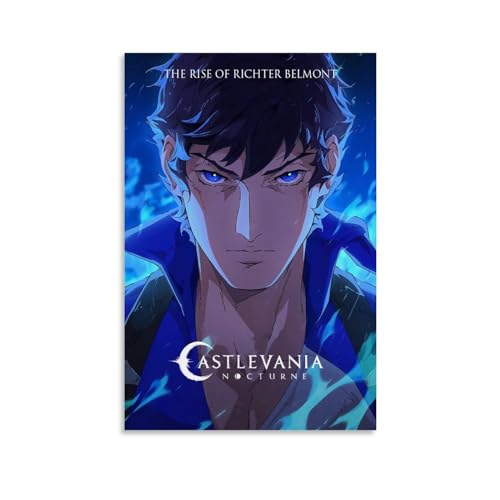 MUTYNE Castlevania Anime Series Richter Belmont Poster Dekorative Malerei Leinwand Wandkunst Wohnzimmer Poster Schlafzimmer Malerei 12x18inch(30x45cm) von MUTYNE