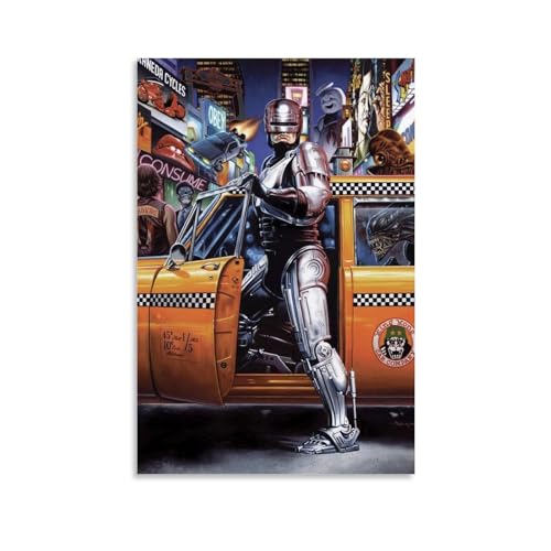 MUTYNE Movie RoboCop Wandkunst Bilddruck Moderne Familienzimmer Dekor 12x18inch(30x45cm) von MUTYNE