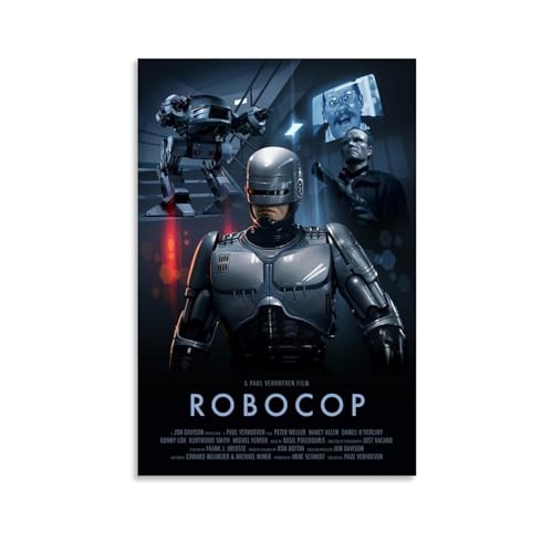 MUTYNE RoboCop Movie Fanart Poster Dekorative Malerei Leinwand Wandkunst Wohnzimmer Poster Schlafzimmer Malerei 08x12inch(20x30cm) von MUTYNE