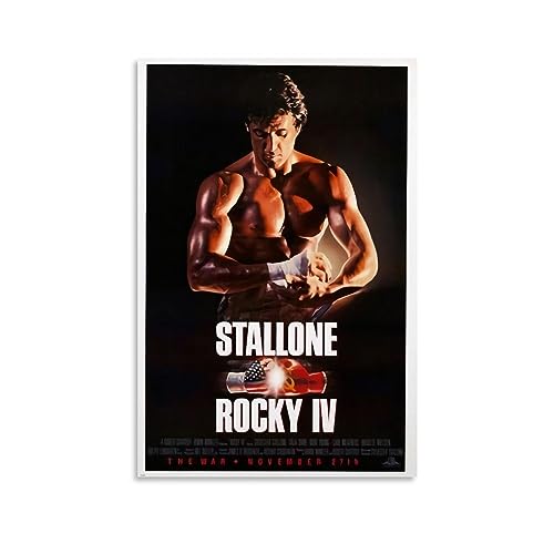 Rocky (Sylvester Stallone) Box-Film-Poster, Leinwand-Poster, dekoratives Gemälde, Leinwand-Wandposter und Kunstdruck, modernes Familienschlafzimmer-Dekor-Poster, 50 x 75 cm von MUTYNE