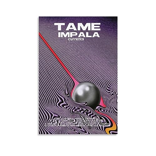 Tame Impala Currents Leinwand-Poster, dekoratives Gemälde, Leinwand-Wandposter und Kunstdruck, modernes Familienschlafzimmer-Dekor-Poster, 30 x 45 cm von MUTYNE