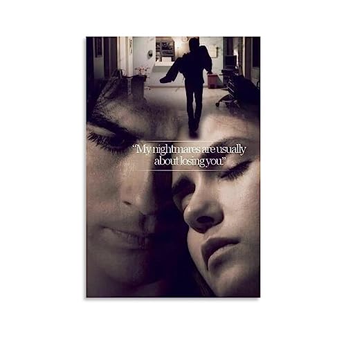 The Vampire Diaries Elena Damon (2) Leinwand-Poster, dekoratives Gemälde, Leinwand-Wandposter und Kunstdruck, modernes Familienschlafzimmer-Dekor-Poster, 20 x 30 cm von MUTYNE