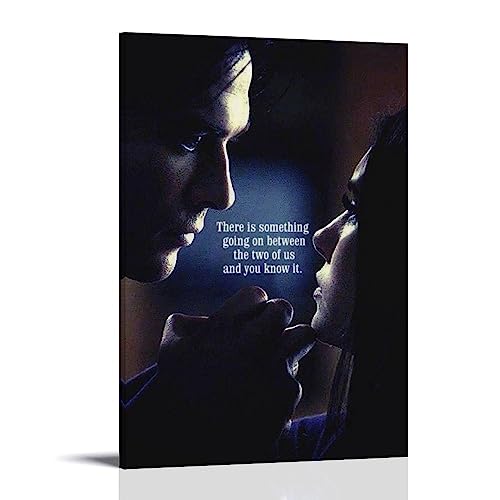 The Vampire Diaries Elena Damon (4) Leinwand-Poster, dekoratives Gemälde, Leinwand-Wandposter und Kunstdruck, modernes Familienschlafzimmer-Dekor-Poster, 20 x 30 cm von MUTYNE