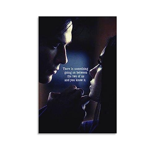 The Vampire Diaries Elena Damon (4) Leinwand-Poster, dekoratives Gemälde, Leinwand-Wandposter und Kunstdruck, modernes Familienschlafzimmer-Dekor-Poster, 40 x 60 cm von MUTYNE