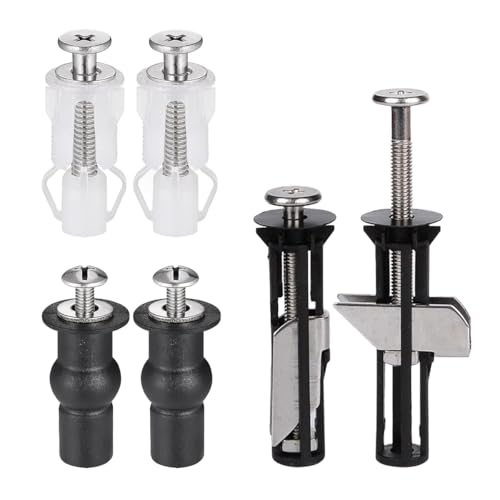 Neu Toilettensitz Schraubensatz, Universal lang, Edelstahlmutter Schraube, Toilettendeckel Wartung Zubehör, einfach zu installieren (Screws-HH42) von MUU