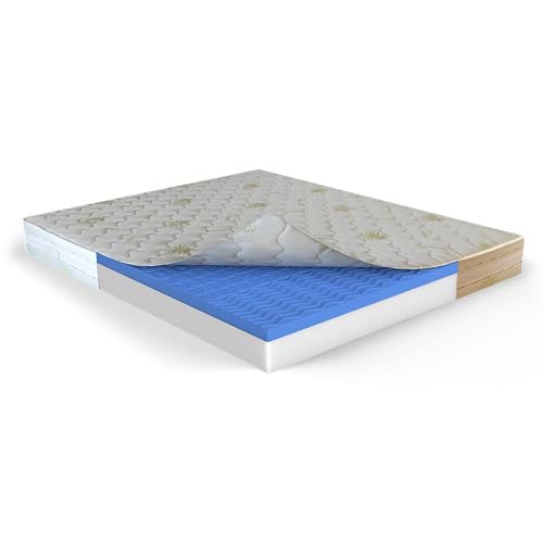 MUUN Matratze aus Memory-Schaum mit Aloe Penelope 25 in verschiedenen Größen (Einzelbett 140 x 200 cm) von MUUN