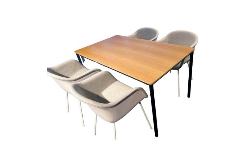 MUUTO Esstisch Esstisch Base Table Schichtholzplatte Eiche Furniert Klarlack von MUUTO