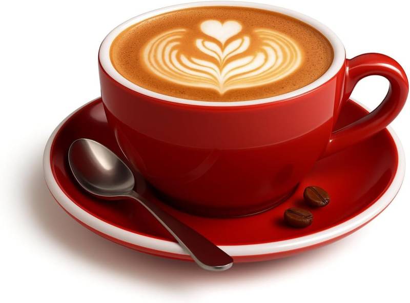 MUVELL Cappuccinotasse 6er Cappuccino-Set "ROM" inkl. Tasse 200ml + Untertasse, rot, Keramik, 200 ml rot mit weißen Rand und Innenfläche MUVELL Cappuccinotasse 6er Cappuccino-Set "ROM" inkl. Tasse 200ml + Untertasse, rot, Keramik, 200 ml rot mit weißen Rand und Innenfläche von MUVELL