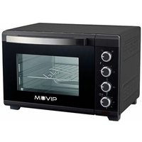 Muvip Backofen 2000w 48l - Temperaturregler 100º-230º - Stahlgehäuse mit Beschichtung - Zeitwähler - Tür aus gehärtetem Glas von MUVIP