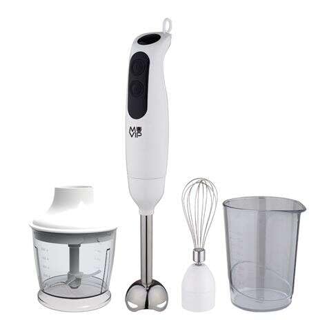 Muvip Handmixer 500 W + Zubehör - 2 Geschwindigkeiten - Klinge aus Edelstahl - Sicherheitsthermostat von MUVIP