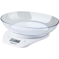 Muvip digitale Küchenwaage mit Schüssel - 1,5l transparente Schüssel - hochpräziser Sensor - max. Gewicht 5kg Muvip digitale Küchenwaage mit Schüssel - 1,5l transparente Schüssel - hochpräziser Sensor - max. Gewicht 5kg von MUVIP