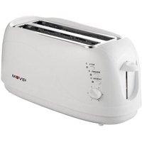 Toaster 1300w - Kapazität für 4 Scheiben - 6 Toaststufen - Heiz-, Auftau- und Aufwärmfunktion - automatische und manuelle Abschaltung - Muvip von MUVIP